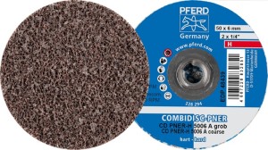 Krążek z włókniny CD PNER-W śred. 50 mm uziar. G (zgr.), szer. 6 mm H (twarda) 1