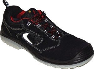 But ochronny EASY STEP wielkość 45 W. 11 czarny S1P SRC skóra welurowa NITRAS