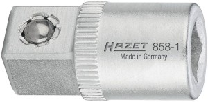 Przełożenie 858-1 napęd 1/4 cal. odbiór napędu 3/8 cal. długość 26,5 mm HAZET