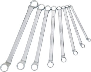 Zestaw kluczy oczkowych dwustronnych 630/8 8-częśc. rozmiar klucza 6–22 mm głębo