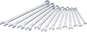 Zestaw kluczy oczkowo-płaskich 600LG/13 13-częśc. rozmiar klucza 10–24 mm kształ