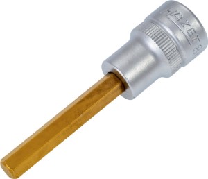 Klucz nasadowy 8801 3/8 cal. 6-kątowy rozmiar klucza 6 mm długość 65 mm HAZET