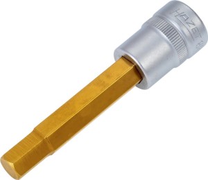 Klucz nasadowy 8801 3/8 cal. 6-kątowy rozmiar klucza 9 mm długość 80 mm HAZET
