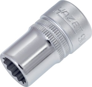 Klucz nasadowy 900Z 1/2 cal. 12-kątowy rozmiar klucza 13 mm długość 38 mm HAZET