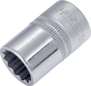 Klucz nasadowy 900Z 1/2 cal. 12-kątowy rozmiar klucza 16 mm długość 38 mm HAZET