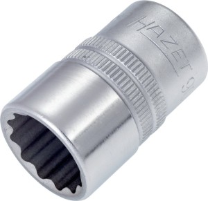 Klucz nasadowy 900Z 1/2 cal. 12-kątowy rozmiar klucza 17 mm długość 38 mm HAZET