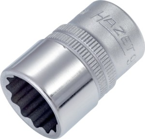 Klucz nasadowy 900Z 1/2 cal. 12-kątowy rozmiar klucza 18 mm długość 38 mm HAZET