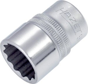 Klucz nasadowy 900Z 1/2 cal. 12-kątowy rozmiar klucza 19 mm długość 38 mm HAZET