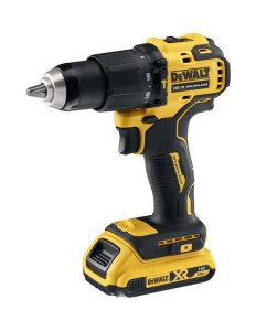 Wkrętarko-wiertarka udarowa aku DCD709D2T 18 V 2 Ah 1,5-13 mm DEWALT