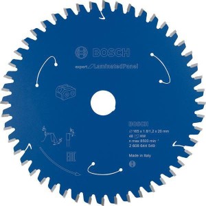 Brzeszczot do piły tarczowej śred. zewn. 165 mm liczba zębów 48 WZ otwór 20 mm s