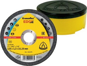 Tarcza tnąca EDGE śred. 115 x 1,2 mm prosta INOX otwór 22,23 mm KLINGSPOR