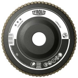 Tarcza lamelowa (listkowa) PREMIUM LONGLIFE śred. 125 mm uziarnienie 60 prosta s
