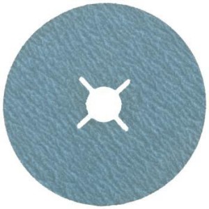 Tarcza fibrowa PREMIUM ZA-P48 V śred. 125 mm uziarnienie 80 stal, stal nierdzewn