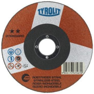 Tarcza tnąca STANDARD śred. 125 x 1 mm prosta otwór 22,23 mm TYROLIT