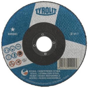 Tarcza tnąca BASIC śred. 230 x 1,9 mm prosta 2w1 otwór 22,23 mm TYROLIT