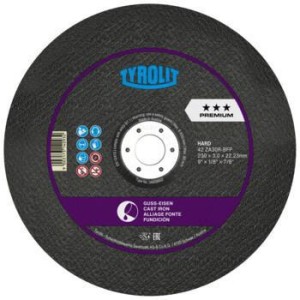Tarcza tnąca PREMIUM FOCUR EXTRA śred. 230 x 3 mm zakrzywiony otwór 22,23 mm TYR