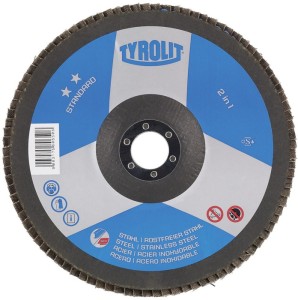 Tarcza lamelowa (listkowa) STANDARD śred. 125 mm uziarnienie 60 stal, stal szlac