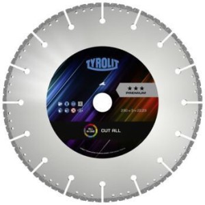 Diamentowa tarcza tnąca DC ALL FASTCUT śred. 125 mm otwór 22,23 mm wys. segmentu