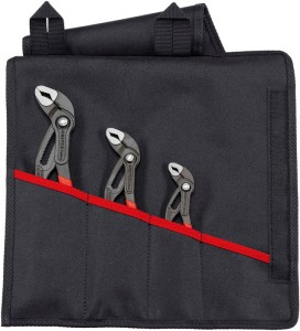 Zestaw szczypiec S8 Cobra® zawartość 3-częśc. polerowane zwijany pokrowiec KNIPE