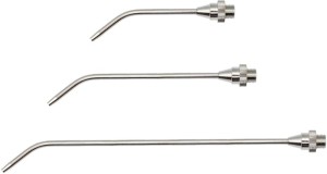 Dysza do powietrza przedłużana otwór 3 0 mm MS nikl. długość 100 mm wygięta RIEG