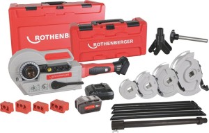 Zestaw akumulatorowych giętarek do rur ROBEND® 4000 E 15-18-22-28 mm typ: CAS RO