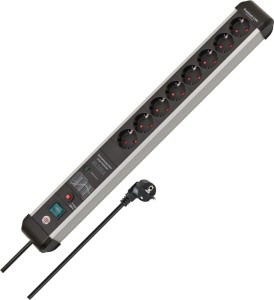 Listwa zasilająca Premium-Protect-Line 16 A 230 V czarny/srebrny gniazdka 8 3 m