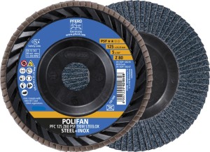 Tarcza lamelowa (listkowa) TRIM STEELOX śred. 125 mm uziarnienie 80 stożkowa kor