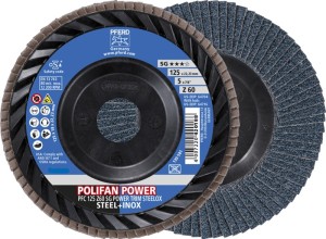 Tarcza lamelowa (listkowa) TRIM STEELOX śred. 125 mm uziarn. 60 PFC / B / T29 st