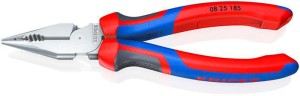 Szczypce spiczaste długość 185 mm polerow. powłoki wielokomponent. chromowana KN