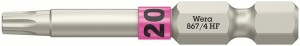 Bit 867 TORX® HF 1/4 cal. TX 20 długość 50 mm z systemem identyfikacji kolorysty