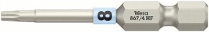 Bit 867 TORX® HF 1/4 cal. TX 8 długość 50 mm z systemem identyfikacji kolorystyc