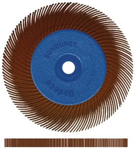 Szczotka promieniowa SUNBURST śred. 152 x szer. 12,7 x 25,4 mm 36 Alox / korund