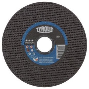 Tarcza tnąca PREMIUM średnica 125 x 1 mm prosta otwór 22,23 mm wiadro TYROLIT