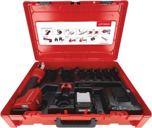 Hybrydowa maszyna dociskowa ROMAX NANO iJaw i 32 kN 0–108 mm urz. podstawowe, ak
