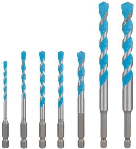Zestaw wierteł do betonu / kamienia EXPERT HEX-9 Multi Construction długość robo