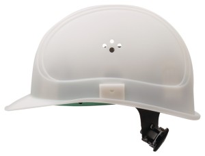 Kask ochronny Master mind naturalny/perłowo-biały polietylen organiczny EN 397 V