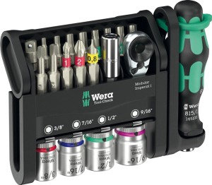 Asortyment bitów Tool-Check Modular Imperial 1 21-częśc. WERA