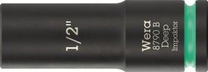 Klucz nasadowy 8790 B Impaktor Deep 3/8 cal. 1/2 cal. długość 63 mm WERA