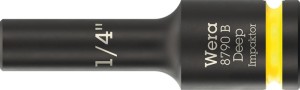 Klucz nasadowy 8790 B Impaktor Deep 3/8 cal. 1/4 cal. długość 63 mm WERA