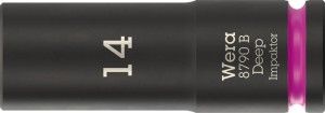 Klucz nasadowy 8790 B Impaktor Deep 3/8 cal. 14 mm długość 63 mm WERA