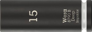 Klucz nasadowy 8790 B Impaktor Deep 3/8 cal. 15 mm długość 63 mm WERA