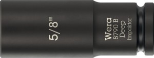 Klucz nasadowy 8790 B Impaktor Deep 3/8 cal. 5/8 cal. długość 63 mm WERA