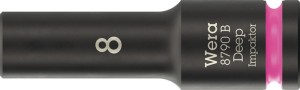 Klucz nasadowy 8790 B Impaktor Deep 3/8 cal. 8 mm długość 63 mm WERA