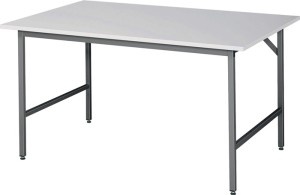 Stół roboczy Jerry szer. 1500 x gł. 1000 x wys. 800-850 mm płyta robocza melamin