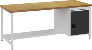 Stół warsztatowy antracyt szary jasnoszary szer. 2000 x wys. 859 x gł. 750 mm sk