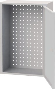 Szafka wisząca w.750 x sz.500 x gł. 200 mm d.z bl.p. jasnoszary/jasnoszary blach