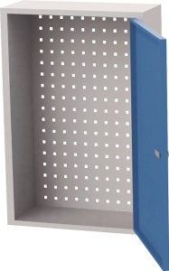 Szafka wisząca w.750 x sz.500 x gł. 200 mm d.z bl.p. jasnoszary/niebieski sygnał