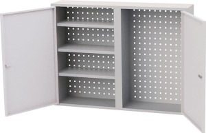 Szafka wisząca w.750 x sz.1000 x gł. 200 mm d.z bl.p. jasnoszary/jasnoszary blac