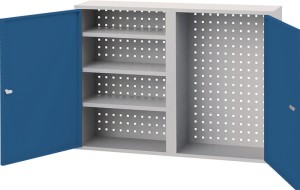 Szafka wisząca w.750 x sz.1000 x gł. 200 mm d.z bl.p. jasnoszary/niebieski sygna