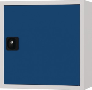 Szafka wisząca wys.600 x szer.600 x gł.200 mm d.z bl.p. jasnoszary/niebieski syg
